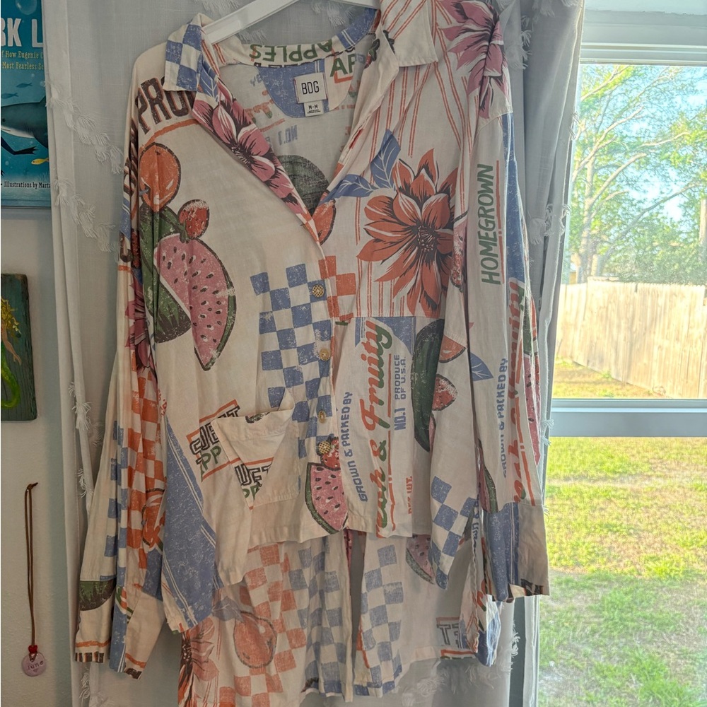 BDG Urban outfitters feed sack shirt